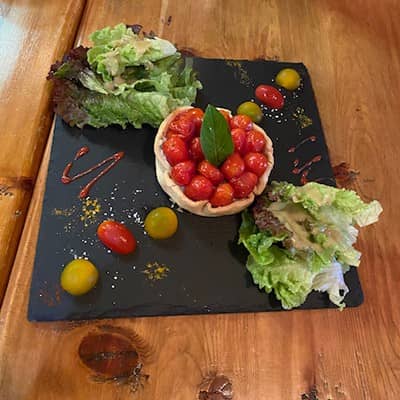 Tarte de Tomates cerise